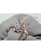 Zircon Original Vintage 14K Rose Gold Ring Vintage style vrc206r